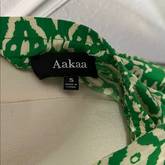 100% Rayon floral halter top and skirt set size Small by Aakaa - Picture 10 of 11